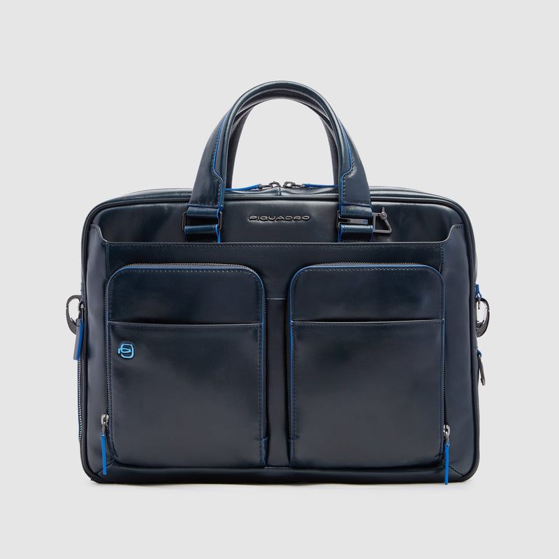 Leather Briefcase for 14" Laptop & iPad® Pro 13"