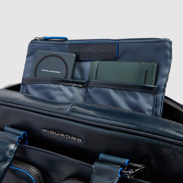 Leather Briefcase for 14" Laptop & iPad® Pro 13" - 5