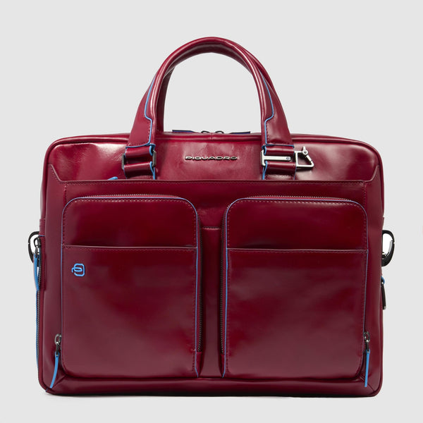 Leather Briefcase for 14" Laptop & iPad® Pro 13" - 1