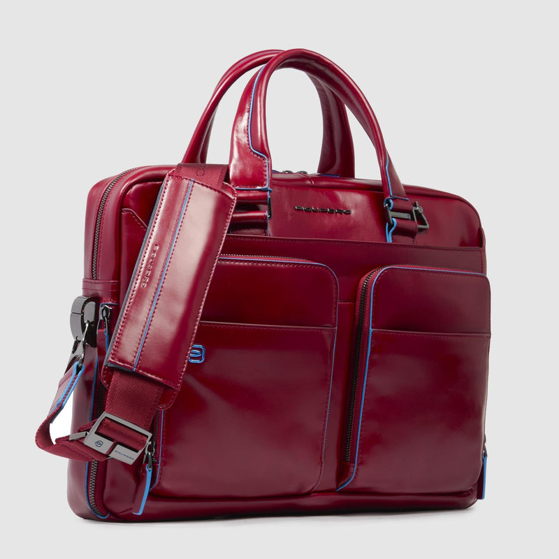 Leather Briefcase for 14" Laptop & iPad® Pro 13"