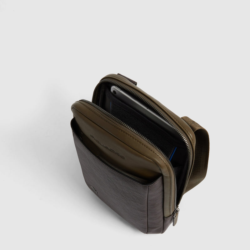 Men's Leather Crossbody Bag for iPad® mini