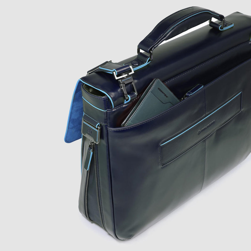 Expandable Leather Briefcase for 15.6" Laptop