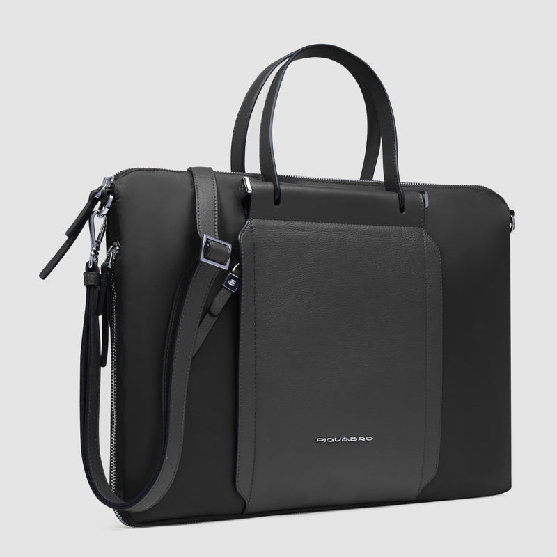 Slim Expandable Women's Laptop Bag 15.6" - Black - photo 2