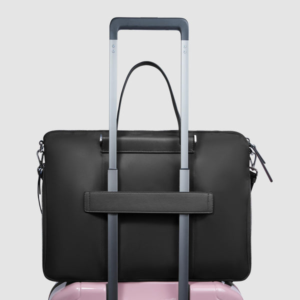 Slim Expandable Women's Laptop Bag 15.6" - Black - photo 3