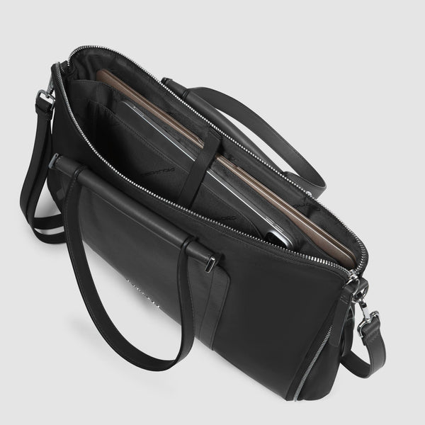Slim Expandable Women's Laptop Bag 15.6" - Black - photo 4
