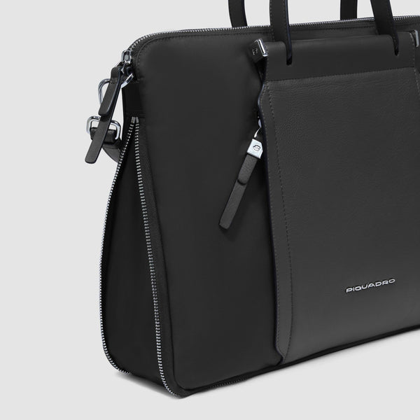 Slim Expandable Women's Laptop Bag 15.6" - Black - photo 5