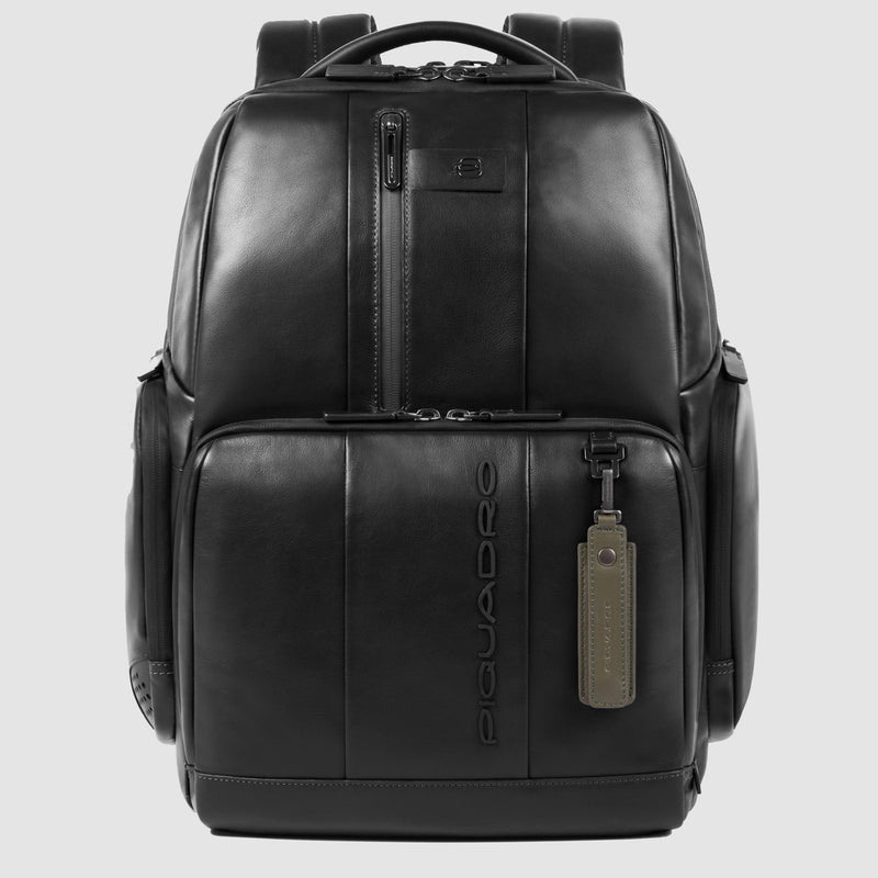 Zaino uomo porta pc 15,6" personalizzabile - grigio/nero