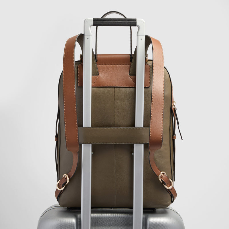 Women's Leather Laptop Backpack 14" with iPad® Compartment