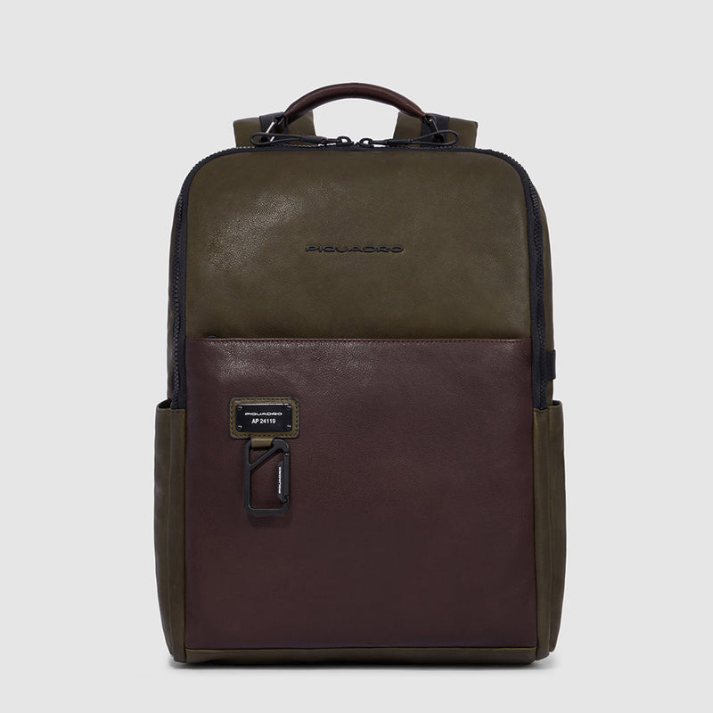 Zaino da bici porta pc 15,6"   - verde / testamoro