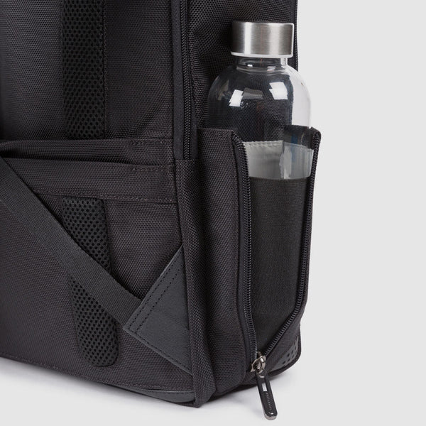 Sac à dos d' ordinateur 15,6" en tissu recyclé - Noir - photo 4