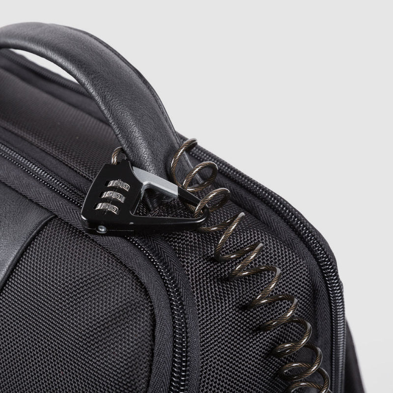 Sac à dos d' ordinateur 15,6" en tissu recyclé - Noir - photo 5