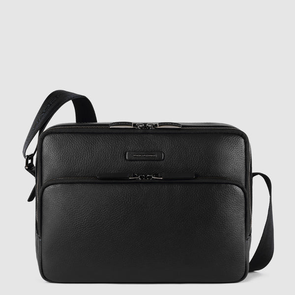 Two-Compartment Leather Crossbody Bag for 11-inch iPad® - 1