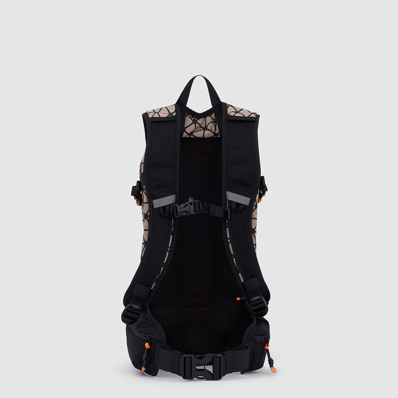 Bike Backpack in 40% Recycled Cordura® - Beige - photo 3