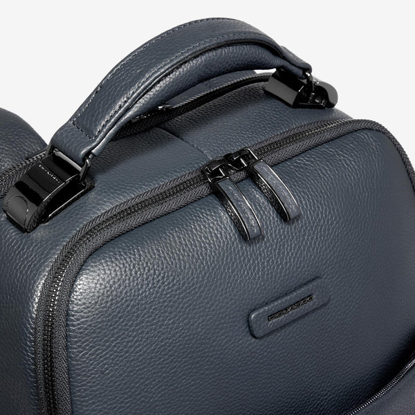14" Leather Laptop Backpack with Cable Lock - 5