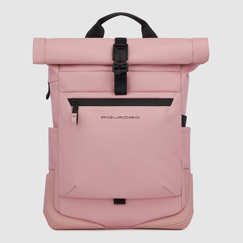 Rain-Ready Roll Top Laptop Backpack 15.6"