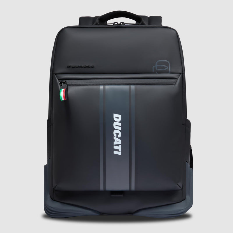 15.6-inch Laptop Backpack with RFID Protection Piquadro x Ducati - black