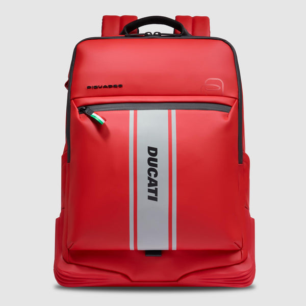 15.6-inch Laptop Backpack with RFID Protection Piquadro x Ducati - Red