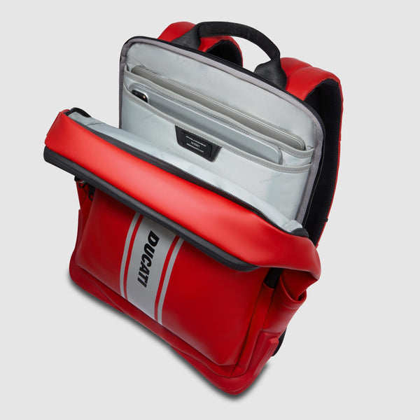 15.6-inch Laptop Backpack with RFID Protection Piquadro x Ducati - Red - photo 4