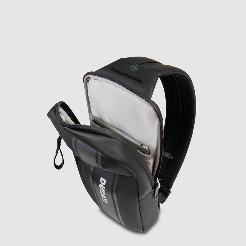 Water-Resistant Sling Bag for iPad® mini Piquadro x Ducati