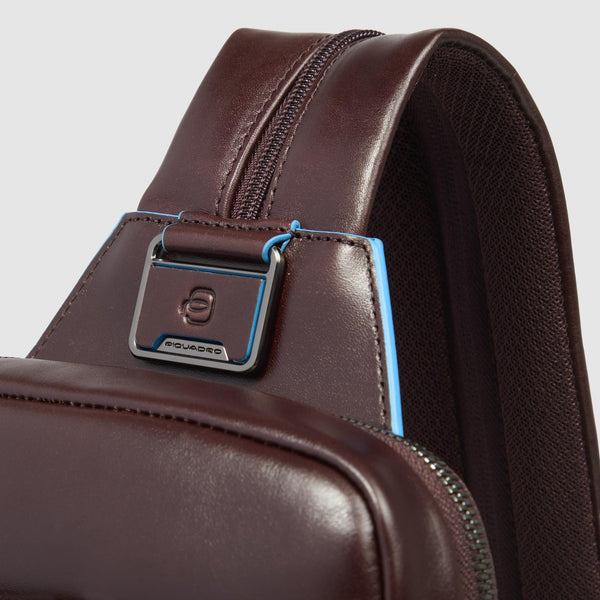 Leather Sling Bag Convertible to Backpack - Mahogany - photo 6