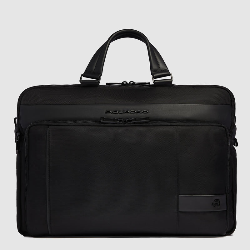 Water-Resistant 15.6" Laptop Bag with Fast Check - Black