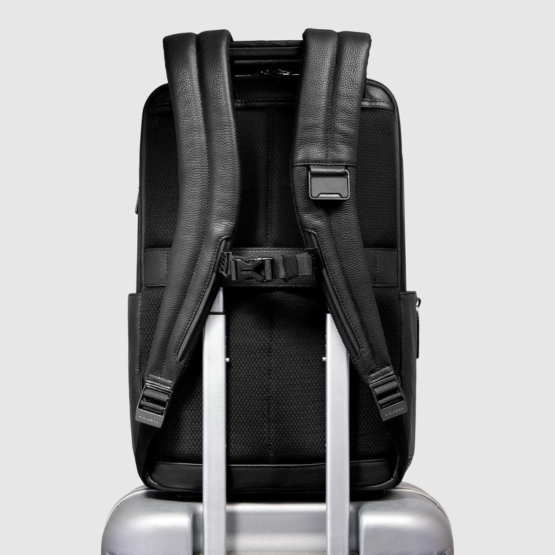 Leather Travel Backpack for 15.6" Laptop