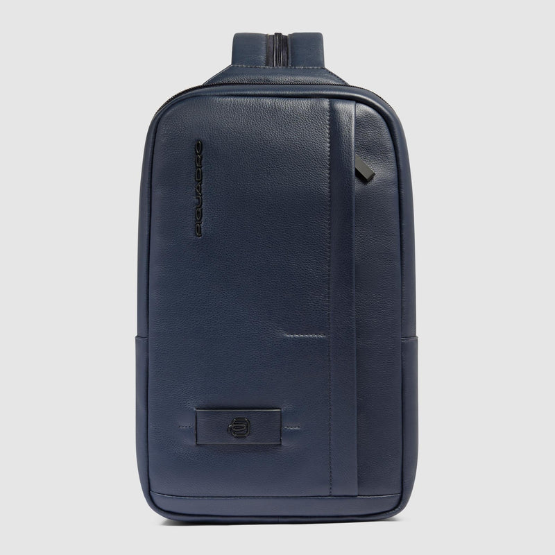 Zaino monospalla uomo porta iPad® - blu