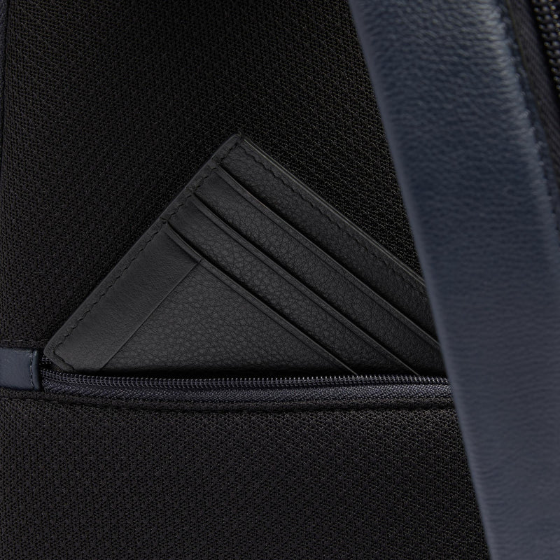 Leather Sling Bag for 11" iPad® with Anti-Theft Zips - Blue - photo 7