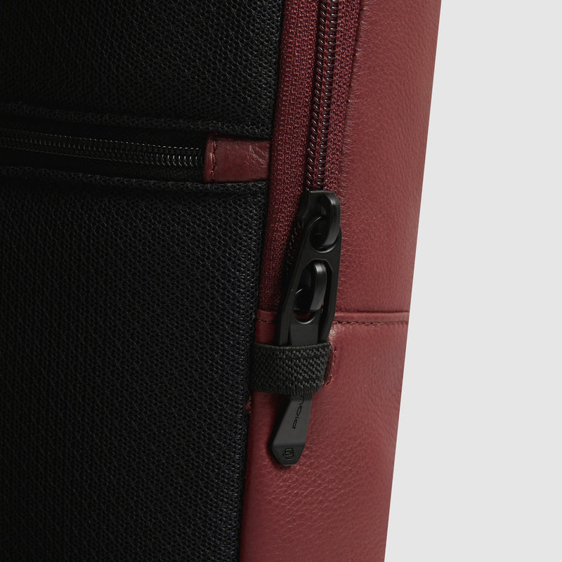 Leather Sling Bag for 11" iPad® with Anti-Theft Zips - Leather brown - photo 6