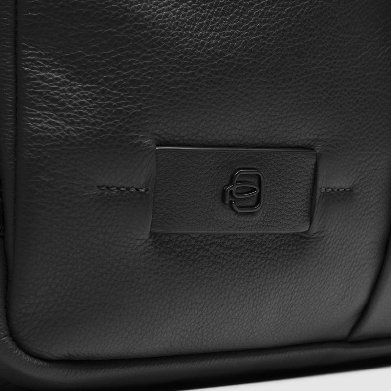 Anti-Theft Leather Laptop Backpack 14" Russel - Black - photo 6