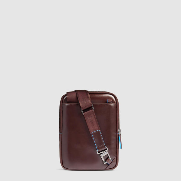 Leather Crossbody Bag for iPad® mini with RFID Blocking - Mahogany - photo 5