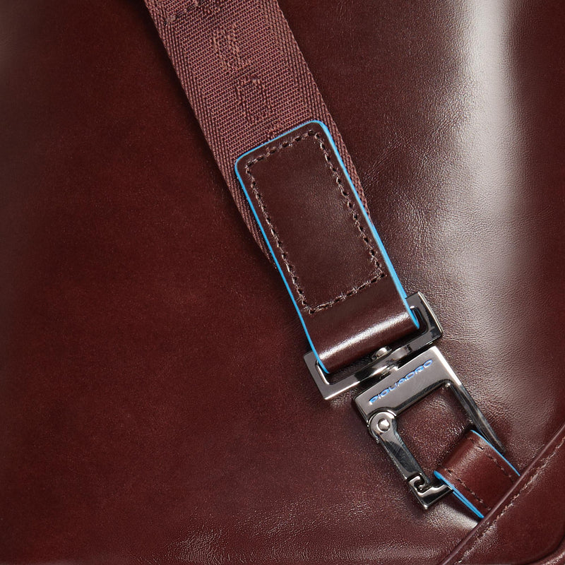 Leather Crossbody Bag for iPad® mini with RFID Blocking - Mahogany - photo 6