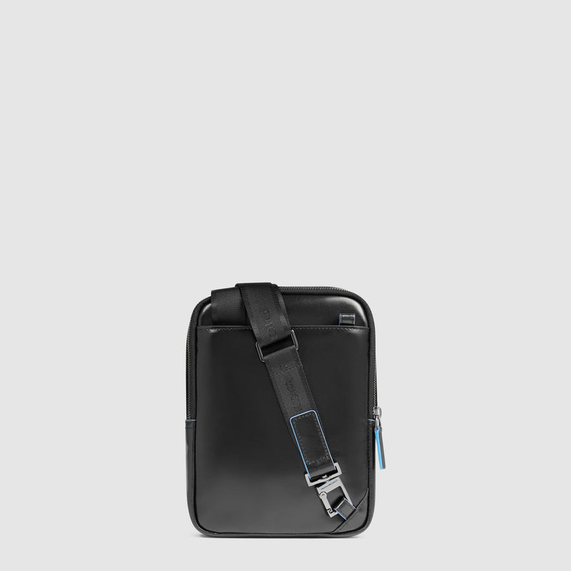 Leather Crossbody Bag for iPad® mini with RFID Blocking - Black - photo 5