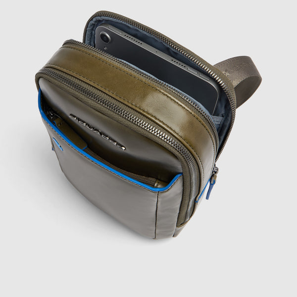 Bolso bandolera hombre para iPad® - Verde oliva - foto 5