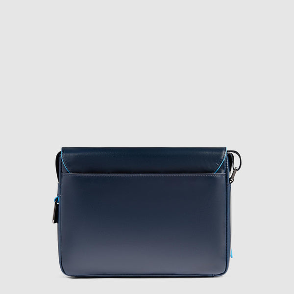 Men's Leather Crossbody Bag with RFID Protection - 3