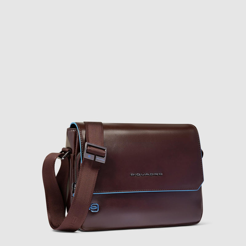 Men's Leather Crossbody Bag with RFID Protection
