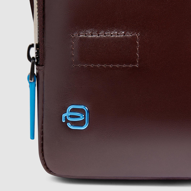 Men's Leather Crossbody Bag with RFID Protection