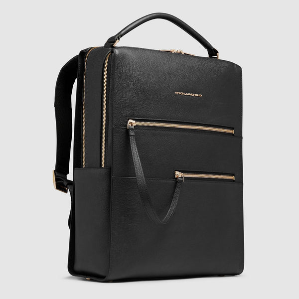 Women's Laptop Backpack 15.6" with Anti-Theft Cable - Black - photo 2