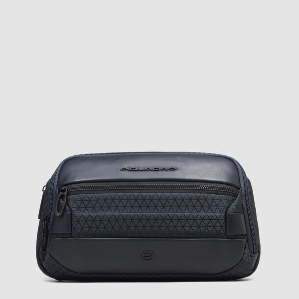 Anti-Theft Expandable Bum Bag with RFID Protection - Blue