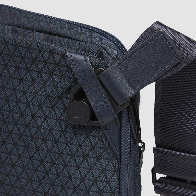 Anti-Theft Expandable Bum Bag with RFID Protection - Blue - photo 6