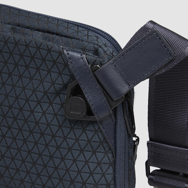 Anti-Theft Expandable Bum Bag with RFID Protection - Blue - photo 6