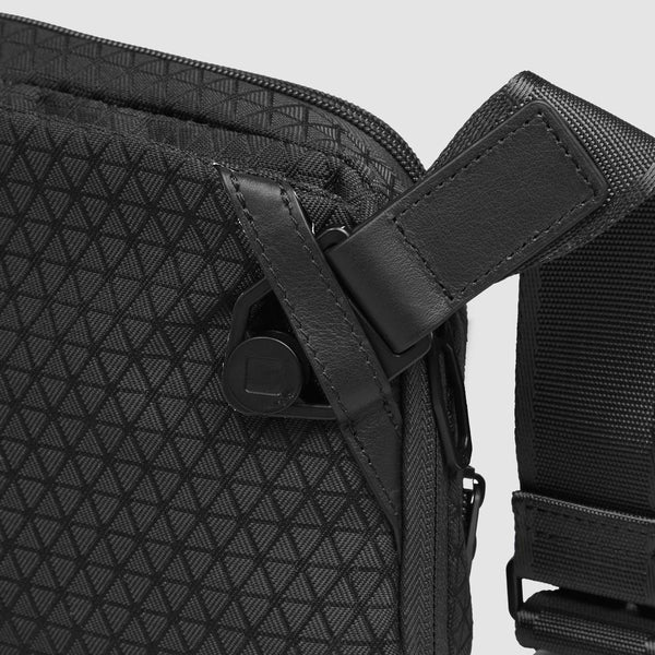Anti-Theft Expandable Bum Bag with RFID Protection - Black - photo 6