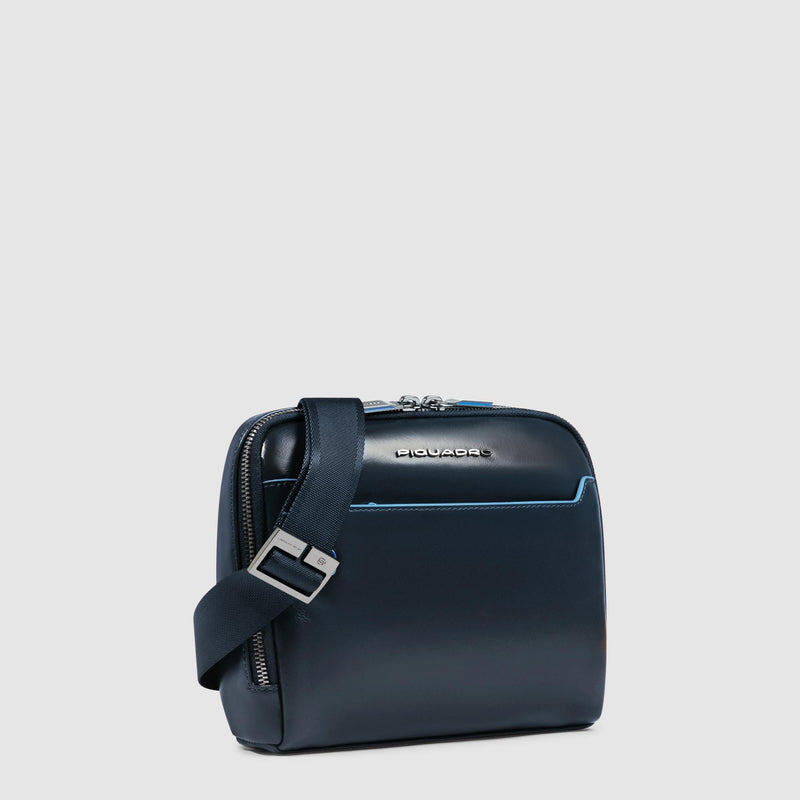 Leather Crossbody Bag with RFID Protection