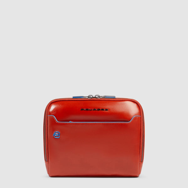 Leather Crossbody Bag with RFID Protection - 1