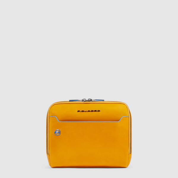 Leather Crossbody Bag with RFID Protection - 1