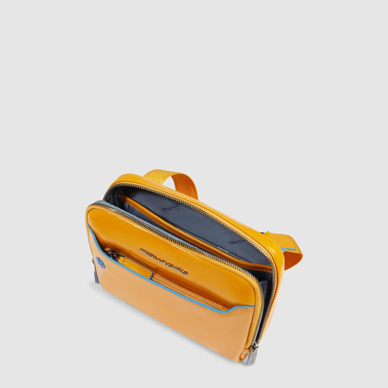 Leather Crossbody Bag with RFID Protection