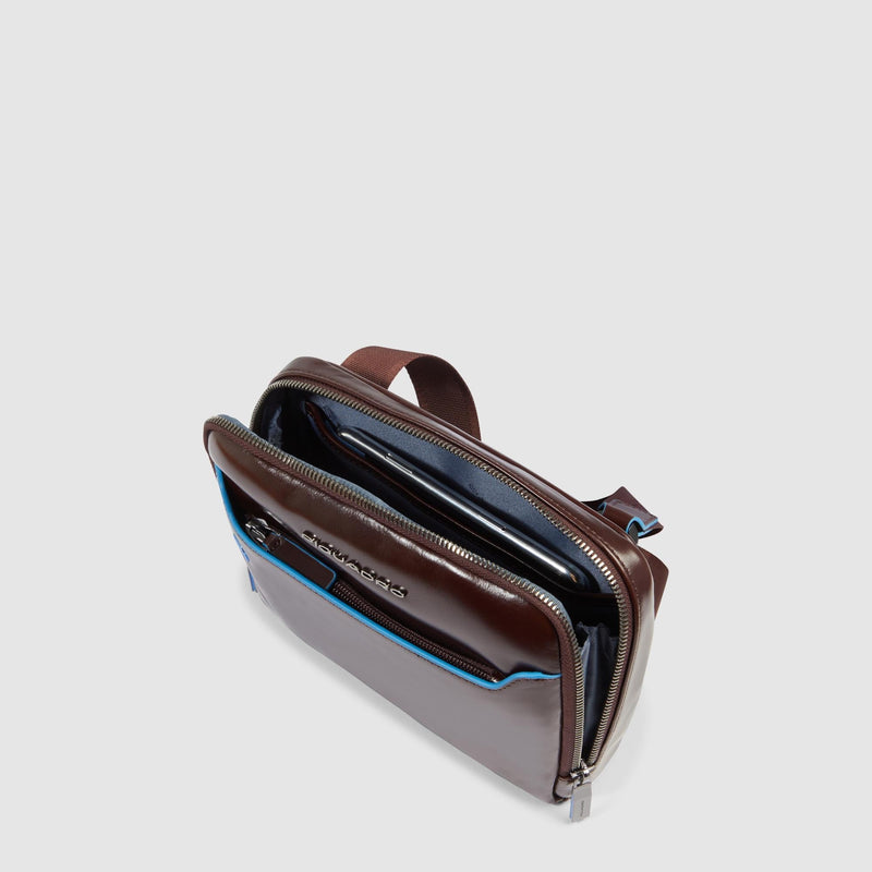 Leather Crossbody Bag with RFID Protection