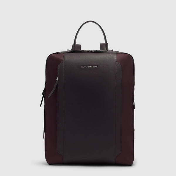 Women's 15.6" Laptop Backpack in Recycled Nylon - Dark burgundy