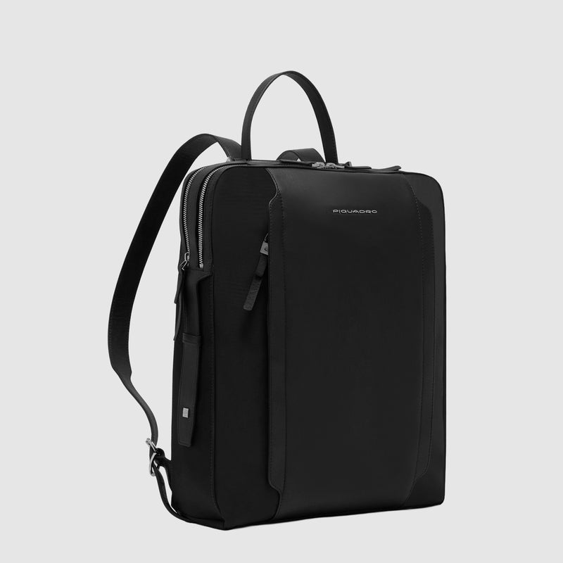 Women's 15.6" Laptop Backpack in Recycled Nylon - Black - photo 2