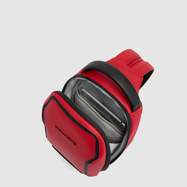 Water-Resistant Sling Bag with RFID Protection Piquadro x Ducati - Red - photo 5